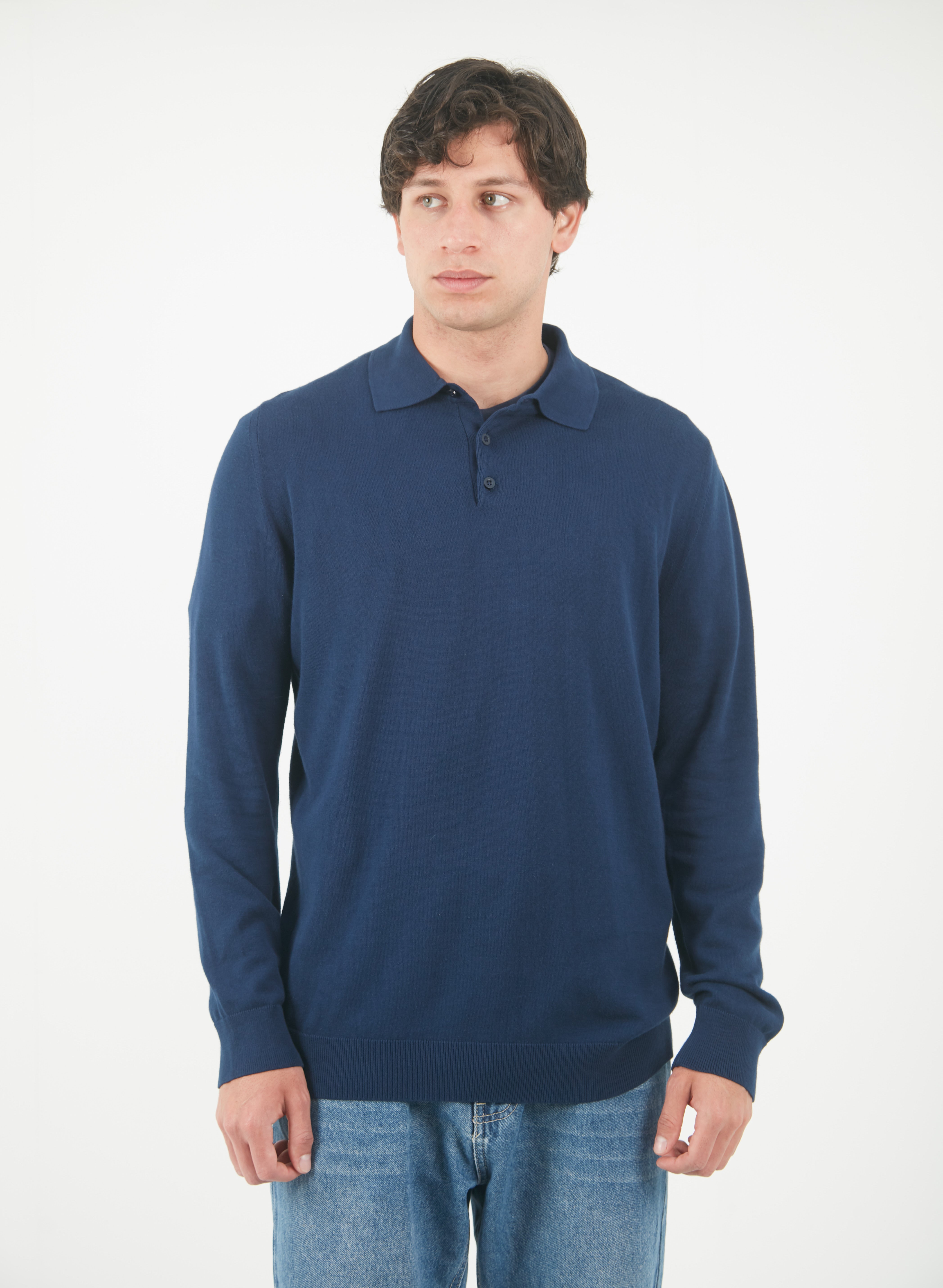 Chompa Camisera Azul