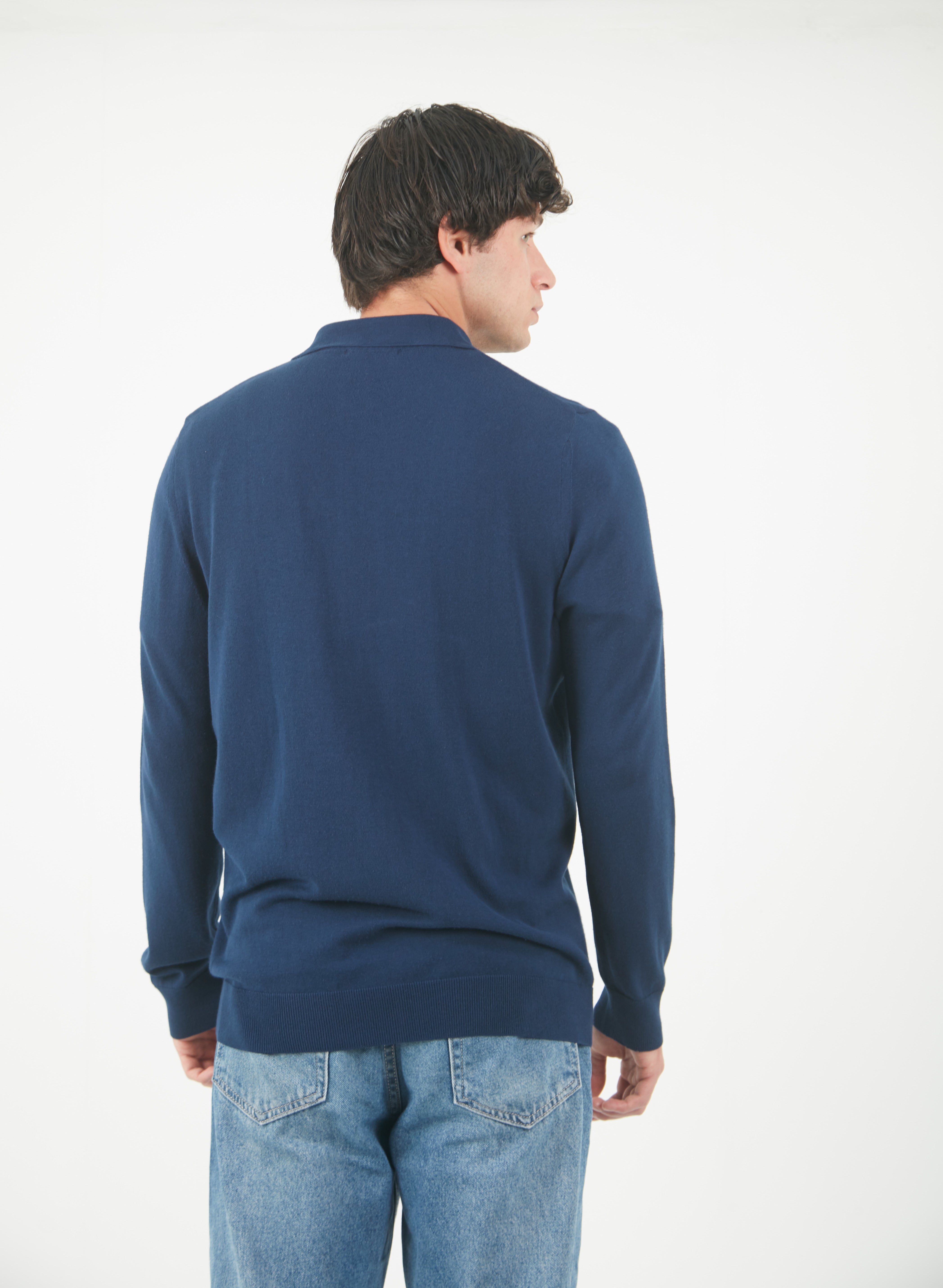 Chompa Camisera Azul