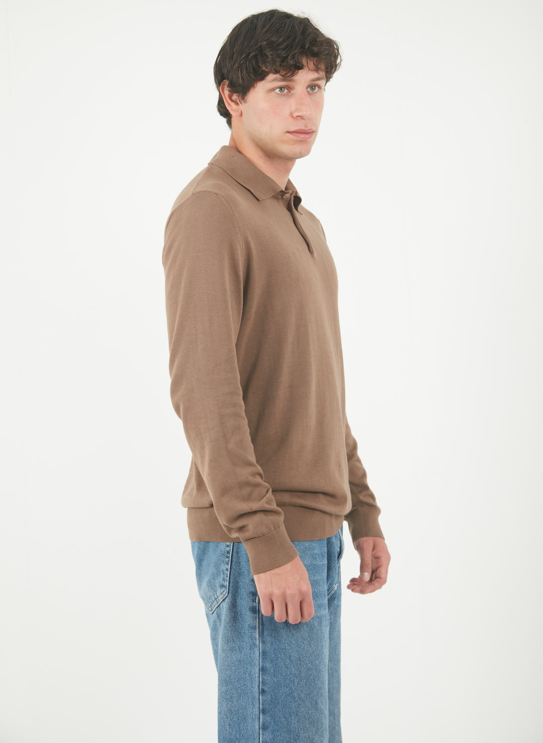 Chompa Camisera Marron