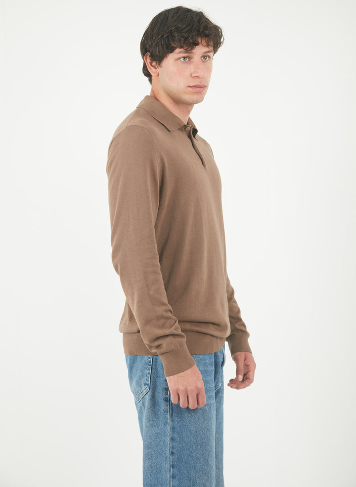Chompa Camisera Marron