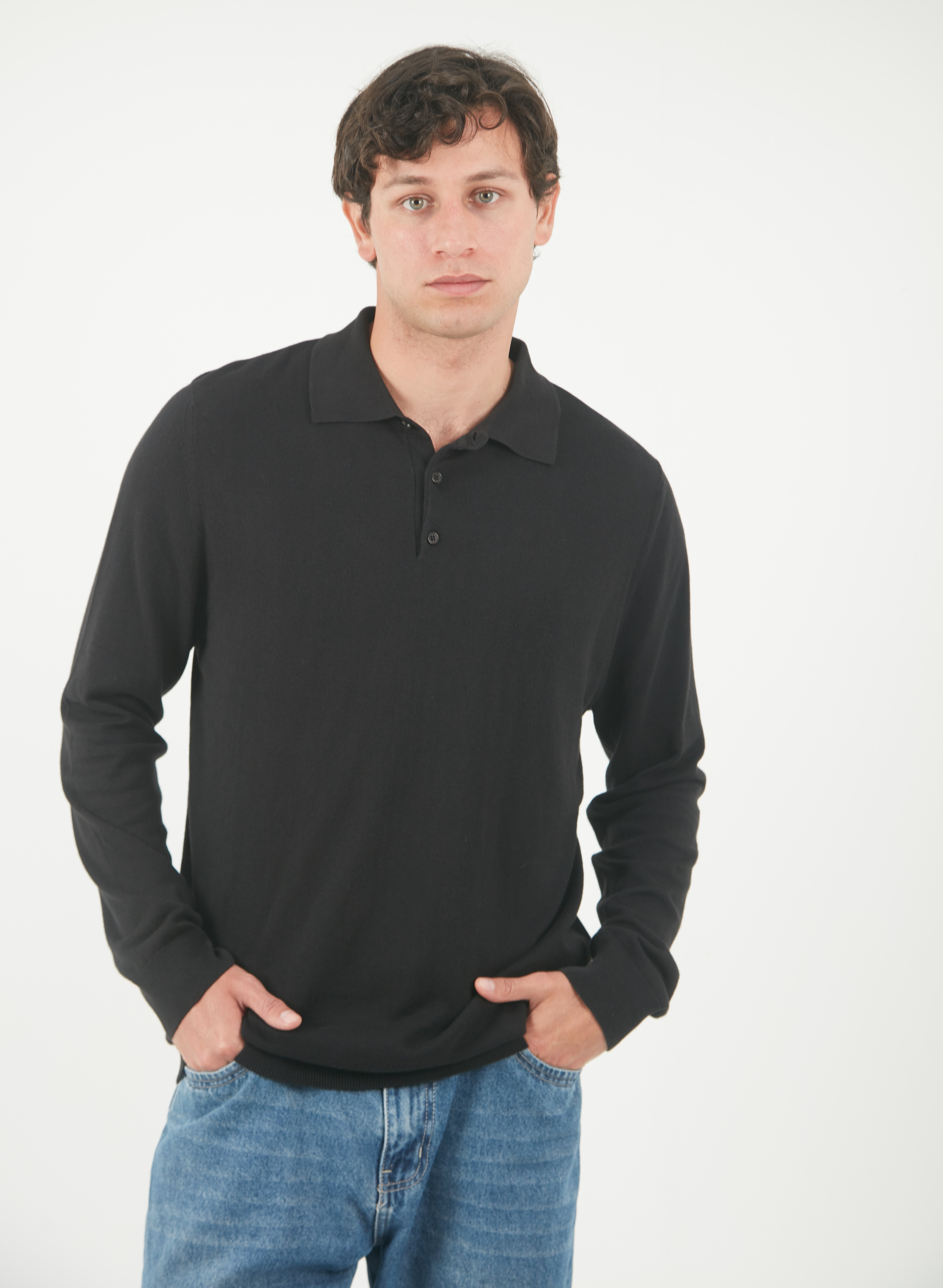 Chompa Camisera Negra