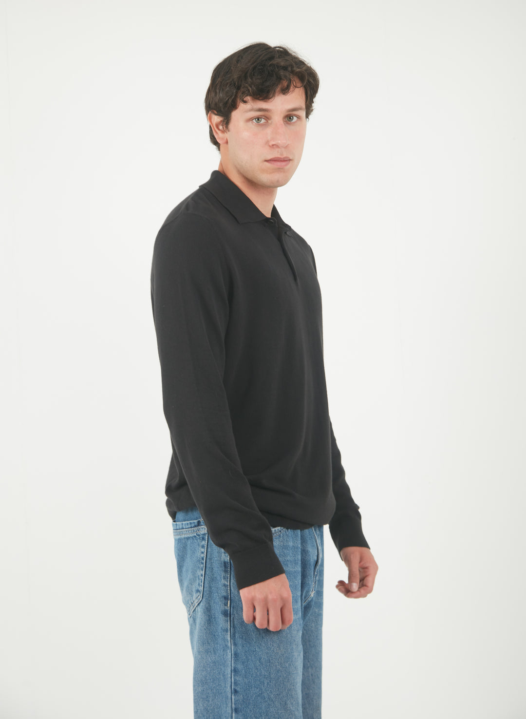 Chompa Camisera Negra