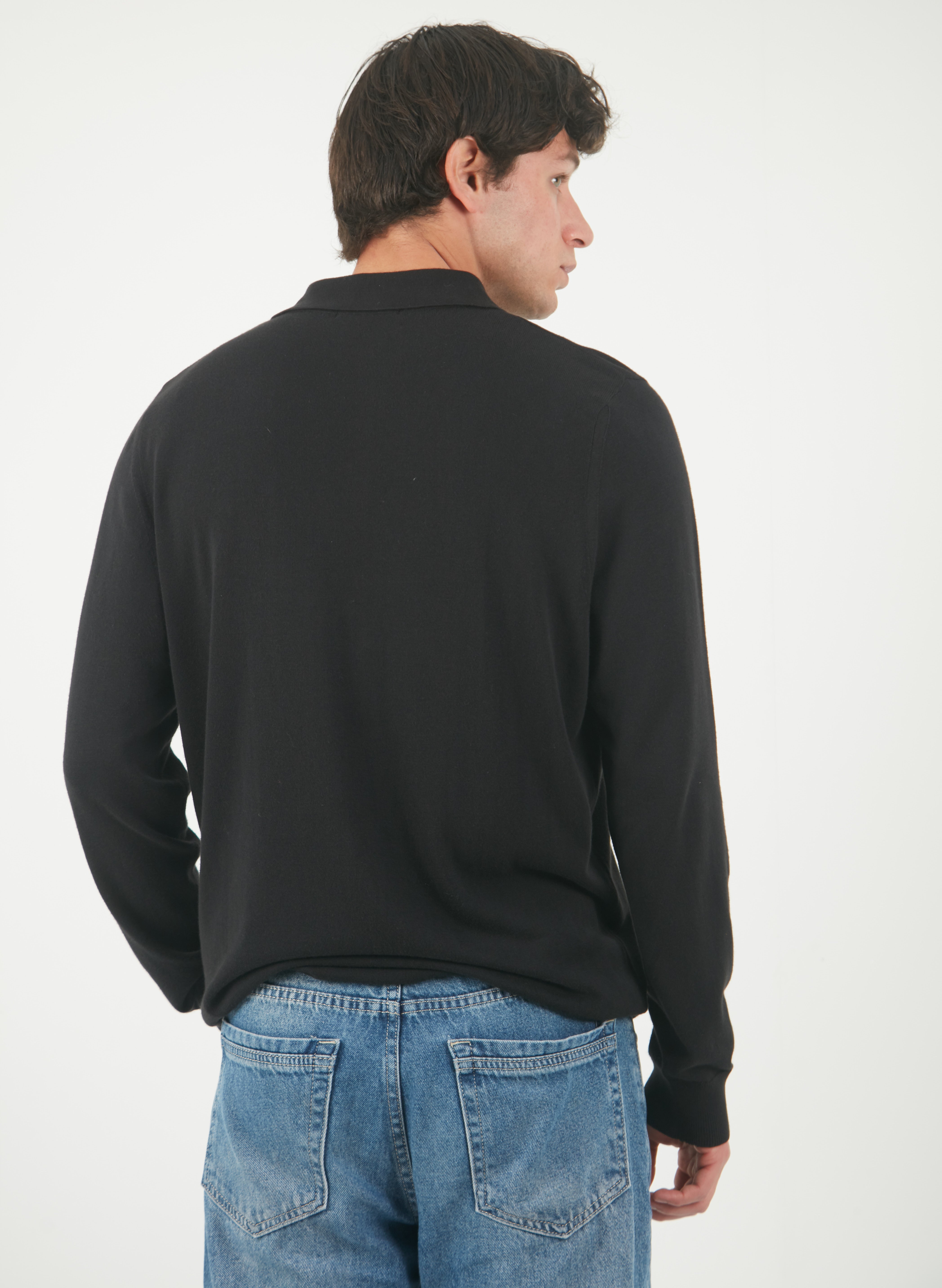 Chompa Camisera Negra