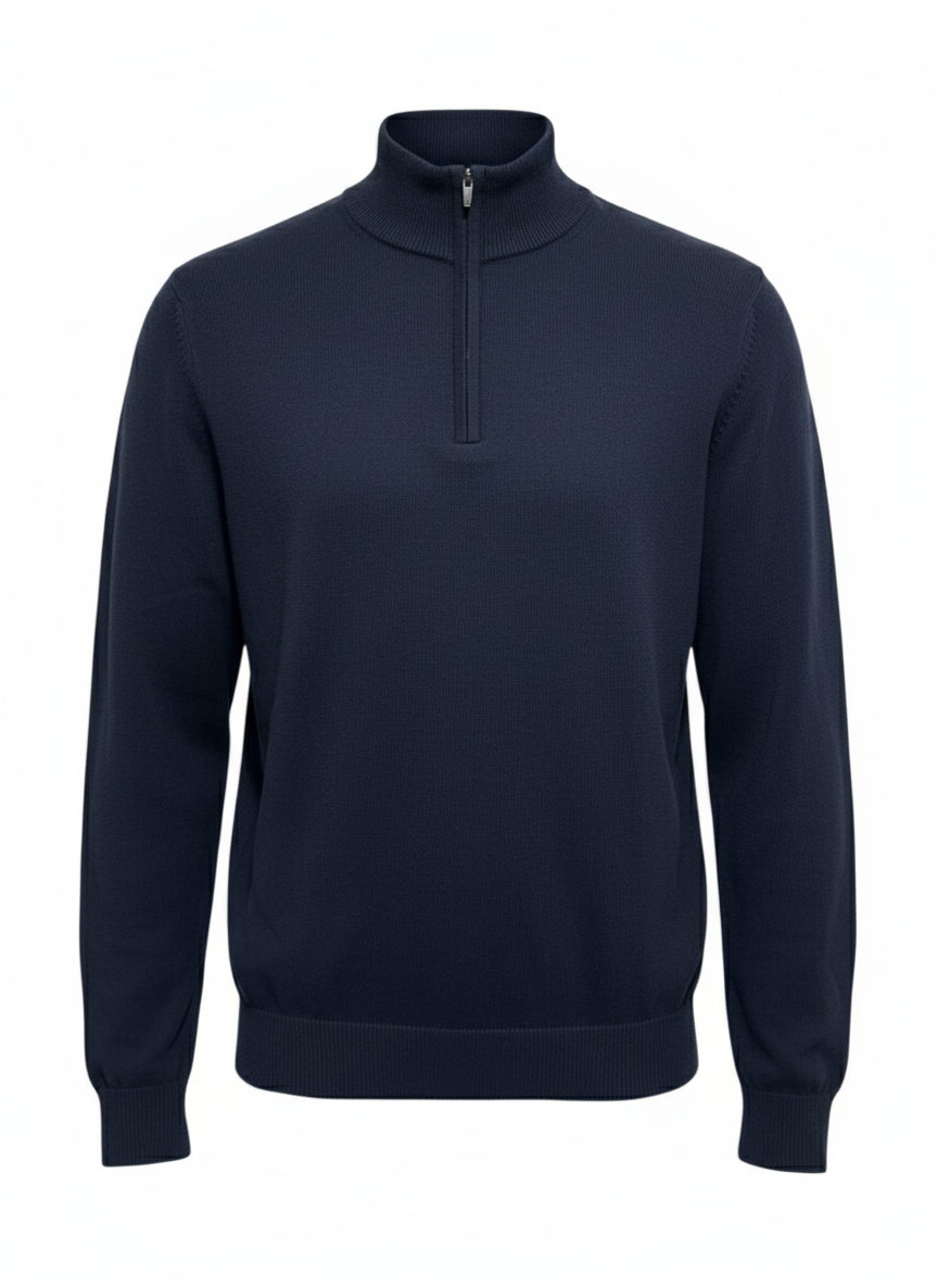 1/4 Zip Azul Midnight
